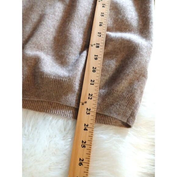 QUINCE Women's Size XL 100% Mongolian Cashmere Short Sleeve Crew Neck Sweater - Picture 9 of 9